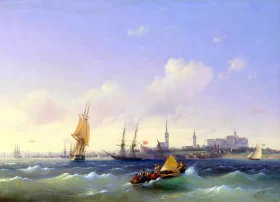 View of Reval, 1845 by Ivan Aivazovsky