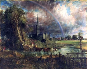 Salisbury Cathedral from the Meadows 1831 by John Constable