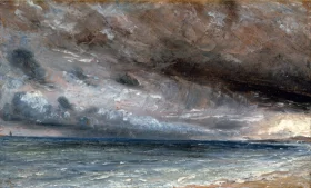 Stormy Sea, Brighton 1828 by John Constable