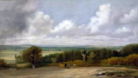 Ploughing Scene in Suffolk by John Constable