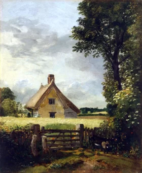 A Cottage in a Cornfield, 1817 by John Constable