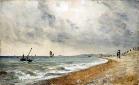 Hove Beach, with Fishing Boats 1824 by John Constable