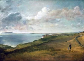 Weymouth Bay from the Downs above Osmington Mills 1816 by John Constable