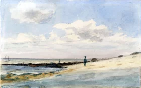 Between Folkestone and Sandgate 1833 by John Constable