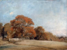 An Autumnal Landscape at East Bergholt by John Constable