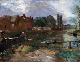 Flatford Mill from the Lock 1810 by John Constable