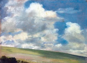 Scene on the Downs, near Brighton by John Constable