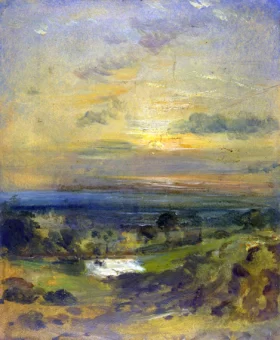 Branch Hill Pond - Evening by John Constable