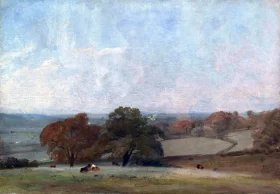 The Vale of Dedham, a plein-air study by John Constable