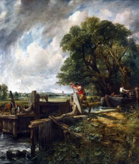 The Lock (second Foster version) 1825 by John Constable