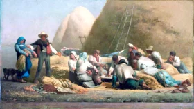Harvestors Resting by Francois Millet
