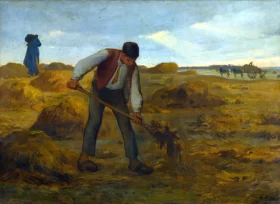 Peasant Spreading Manure by Francois Millet