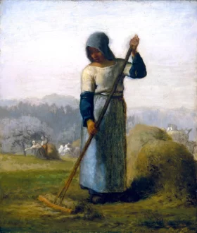 Woman with a Rake by Francois Millet