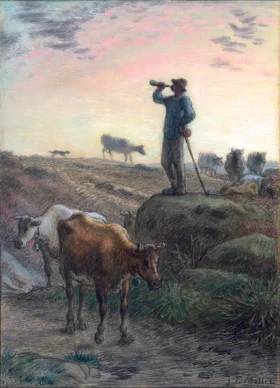 Calling Home the Cows 1866 by Francois Millet