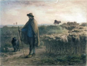 Return of the Flock by Francois Millet