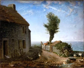 End of the Hamlet of Gruchy by Francois Millet