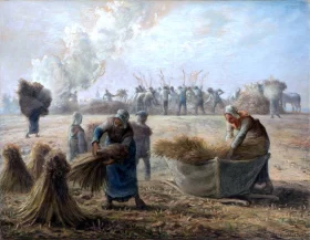 Buckwheat Harvest by Francois Millet