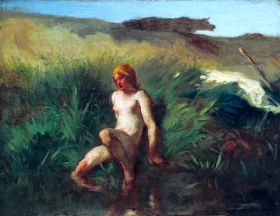 The Bather by Francois Millet