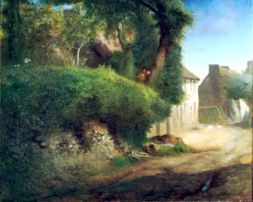 Millet's Family Home at Gruchy by Francois Millet