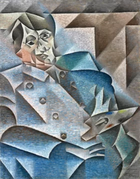 Portrait of Pablo Picasso 1912 by Juan Gris