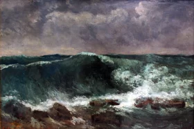 The Wave 1869 by Gustave Courbet