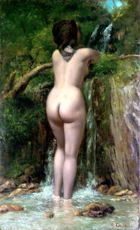 The Source 1862 by Gustave Courbet