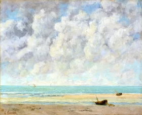 The Calm Sea 1869 by Gustave Courbet