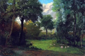 La Clairière by Gustave Courbet