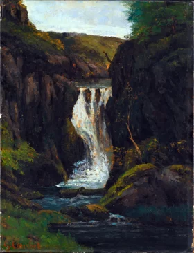 The Cascade by Gustave Courbet