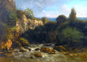 Les Gorges De La Loue by Gustave Courbet