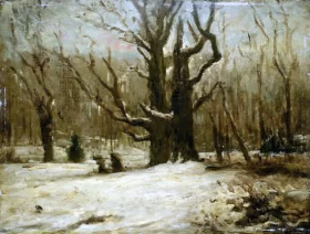 Winter Landscape by Gustave Courbet