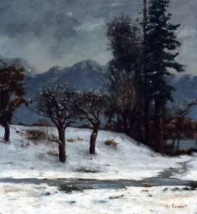 Neige 1875 by Gustave Courbet