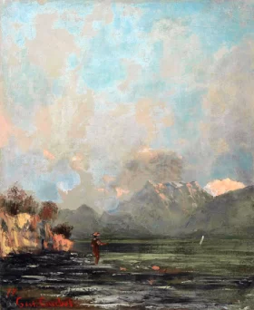 Le Lac Léman by Gustave Courbet
