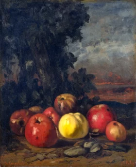 Still Life with apples 1872 by Gustave Courbet