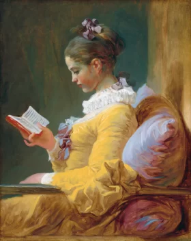 Young Girl Reading 1770 by Jean-Honoré Fragonard