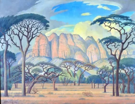 Kransberg, Rustenburg, Transvaal by Jacobus Hendrik Pierneef
