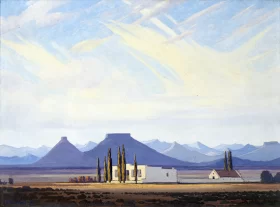 Karoo near Hofmeyer, 1930 by Jacobus Hendrik Pierneef