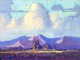 Clouds Over Mountains by Jacobus Hendrik Pierneef