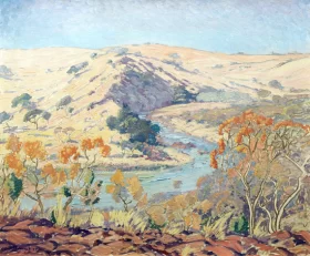 A Bend in the River by Jacobus Hendrik Pierneef