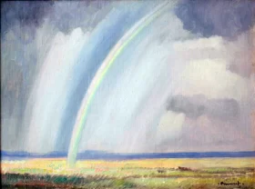 Rainbow Over the Springbok Flats by Jacobus Hendrik Pierneef