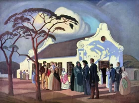 Die Geloftekerkie in Pietermaritzburg by Jacobus Hendrik Pierneef