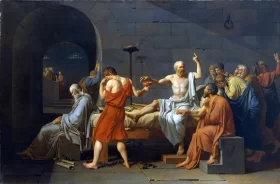 The Death of Socrates 1787 by Jacques Louis David