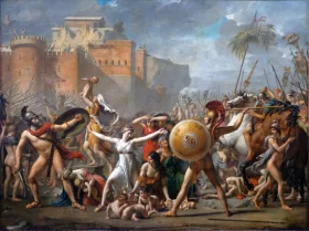 The Intervention of the Sabine Women by Jacques Louis David