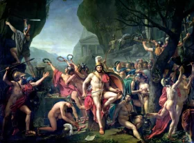 Leonidas at Thermophylae by Jacques Louis David