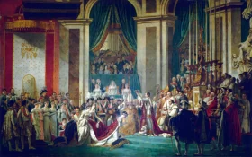The Coronation of Napoleon by Jacques Louis David