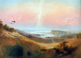 The Celestial City and the River of Bliss by John Martin