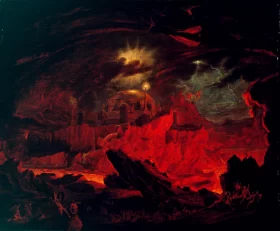 Fallen angels in Hell by John Martin