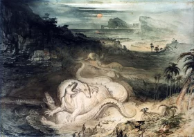 The country of the Iguanodon by John Martin