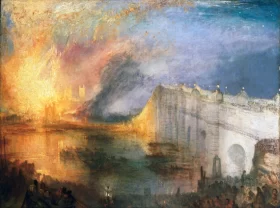 The Burning of the Houses of Lords and Commons by J.M.W. Turner