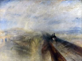 Rain, Steam and Speed - The Great Western Railway 1844 by J.M.W. Turner